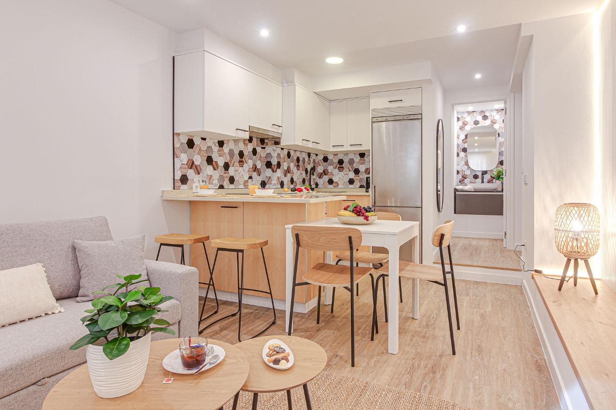 Diseno A Coruna Con Garaje Gratis By Theblueapartments Com Exterior foto